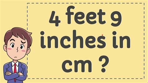 What is 4 Feet 9.5 Inches in Centimeters? - CalculateMe.com