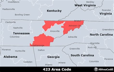 Lookup any area code or prefix (NPA/NXX) in our database using our FREE Area Code Finder Below: Area Code (NPA) Prefix (NXX) City: State Abbrev. Zip Code: County: Company (Ex: Verizon) Advanced Search. Area Code History: Area Code FAQ : For more info support@area-codes.com 1-800-425-1169:. What is 423 area code