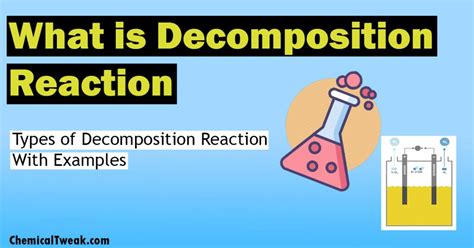 What is Decomposition Reaction: Definition, Types, Applications