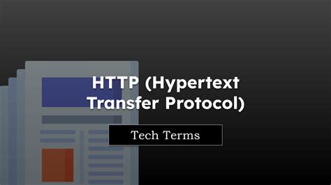 What is Hypertext Transfer Protocol (HTTP