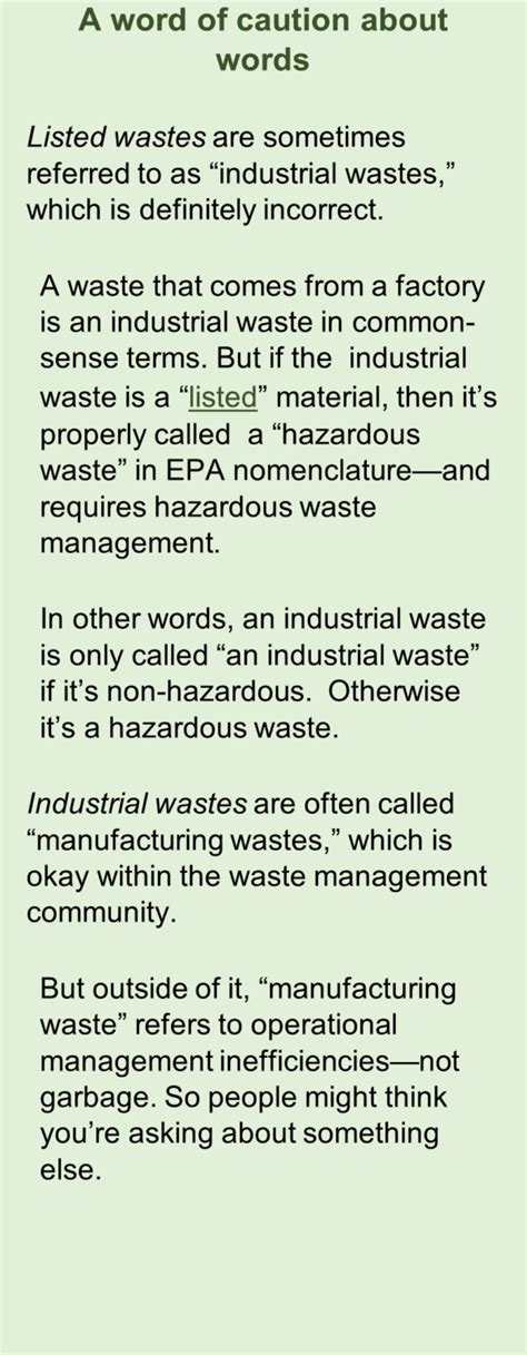 What is Industrial Waste? - Hazardous Waste Experts