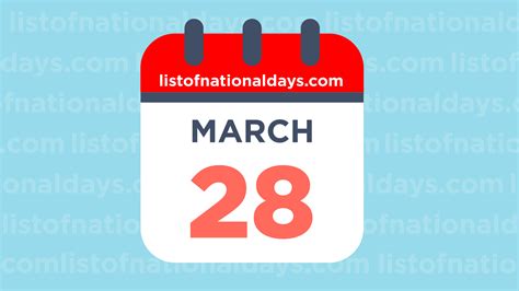 What is March 28th National day? [Expert Review!]