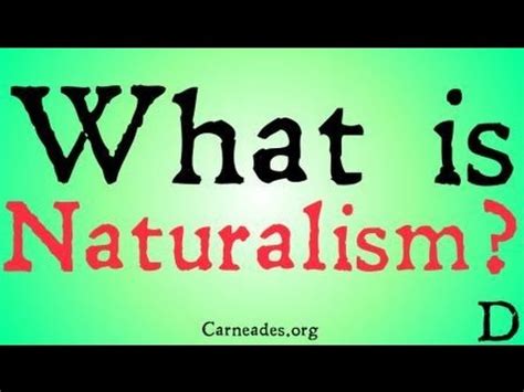 What is Naturalism? (Ontological vs Methodological) - YouTube