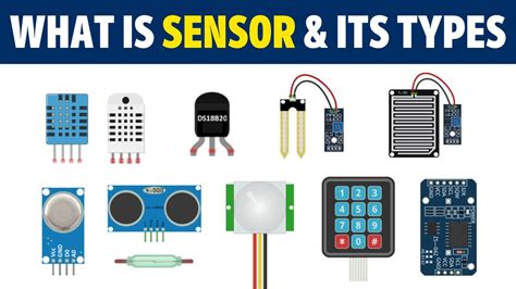 What is Sensor and types of sensor Electronics