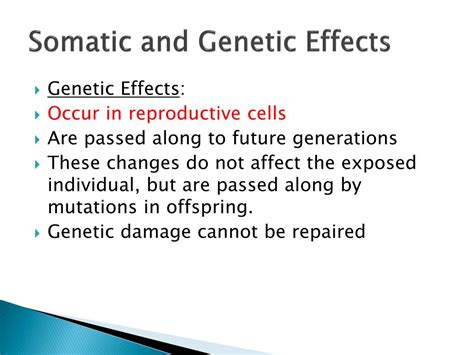 What is Somatic Effect – Hereditary Effe…