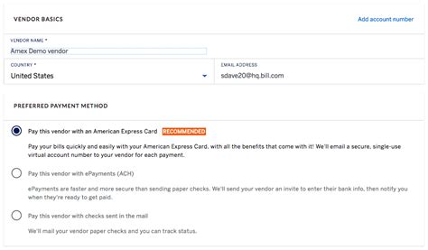 What is Vendor Pay by Bill.com? - American Express Vendor Pay