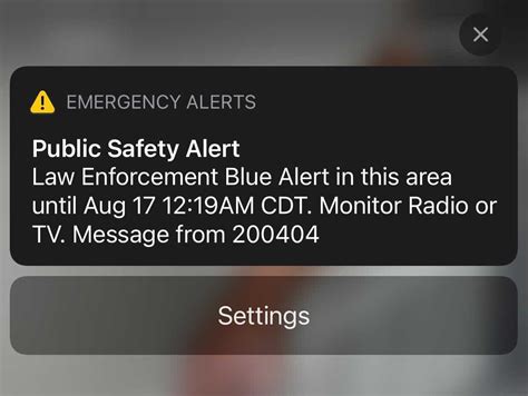 What is a Blue Alert?