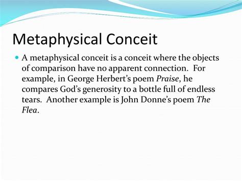 What is a Conceit in Poetry Definition, Use, Metaphysical Conceit