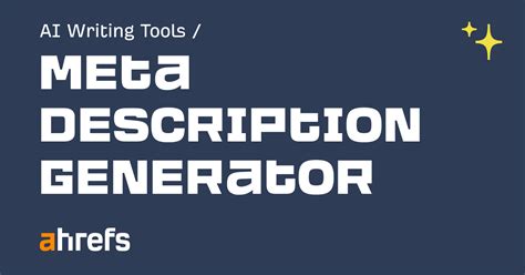 What is a Meta Description? - Ahrefs