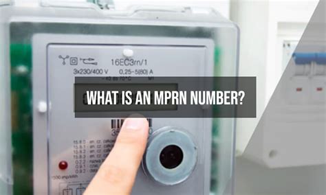 What is a Meter Point Reference Number (MPRN)? Find My MPRN