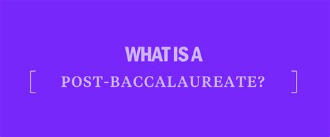 What is a Post-Baccalaureate? – Kaplan Test Prep