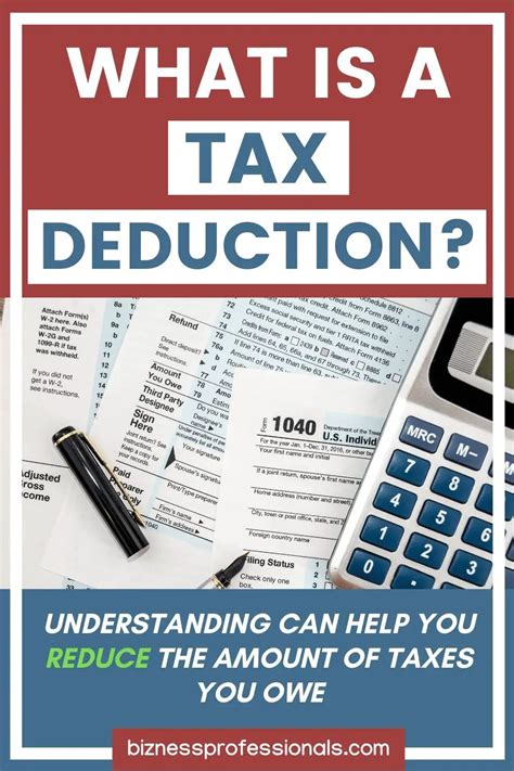 What is a Tax Deduction?: Definition, Examples, Calculation