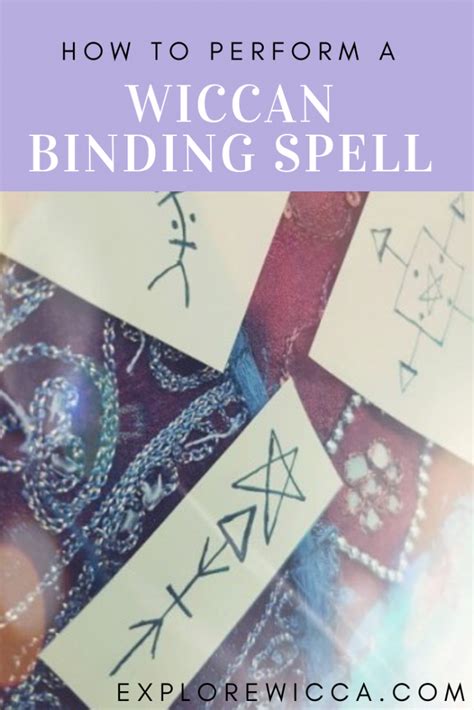 Binding spells serve a variety of purposes. They range from relatively easy to difficult. They can be used for personal protection against others' spells. They can bind forces of nature, spirits, and even people. And they can be used to reduce someone's influence upon you..