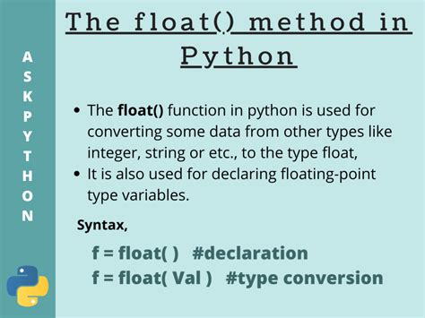 What is a float in python? : r/explainlikeimfive - Reddit