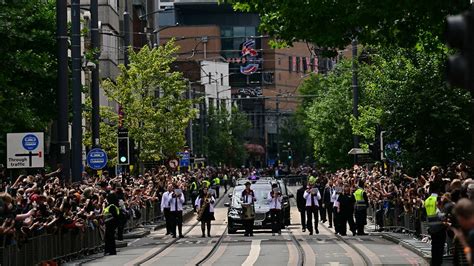 What is a funeral procession.  where Landon Fox&rsquo;s services were held Wednesday.  4 da...