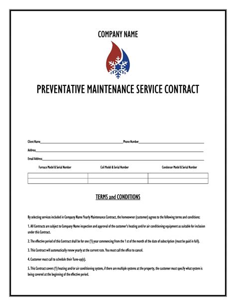 What is a mechanical service contract