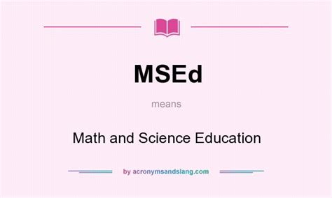 What is a msed. Things To Know About What is a msed. 