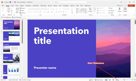 What is a powerpoint slide show