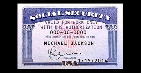 The unrestricted Social Security card is 