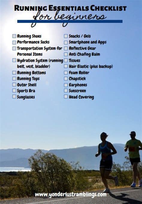 What is a running checklist