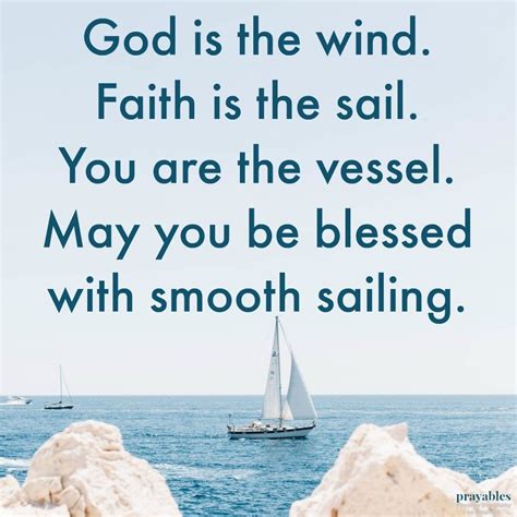 What is a sailing blessing