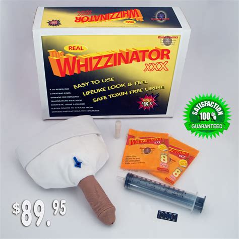 What is a whizzinator. Whizzinator helped a lot of people secure their old and get new jobs. It is more popular among weed users to pass urine drug tests. What makes this kit stand out the most is the fake penis which is quite similar to the real one. you just select the right penis according to your color and attach it to your body. 