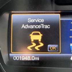 The AdvanceTrac with RSC system automatically enables each time the engine is started. All features of the AdvanceTrac with RSC system (TCS, ESC, and RSC ) are active and monitor the vehicle from start-up. However, the system will only intervene if the driving situation requires it.. 