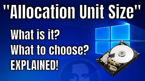 What is allocation size when formatting