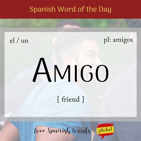 What is amigo in spanish