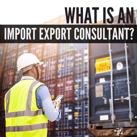 What is an Import Export Consultant? - USA Customs Clearance