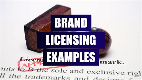 What is an example of licensing