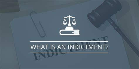 What is an indictment?