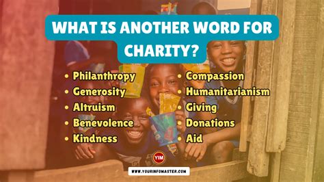 What is another word for charitable donation - WordHippo