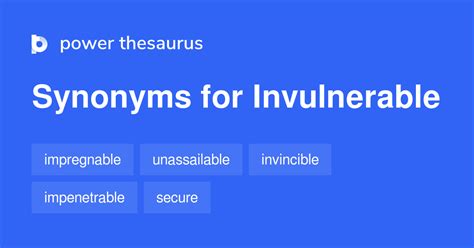 What is another word for invulnerable? Invulnerable Synonyms ...