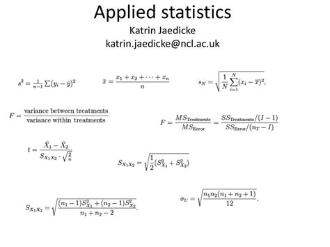 Applied Statistics Minor. The impact of statistics on society today is profound. Statistical tables, survey results, and the language of probability are .... 