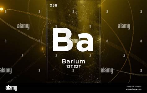 Barium is a chemical element with atomic number 
