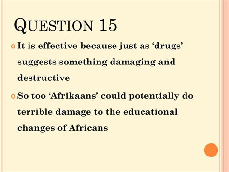 What is because in afrikaans