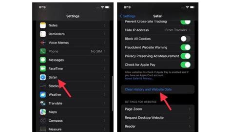 What is clear history and website data