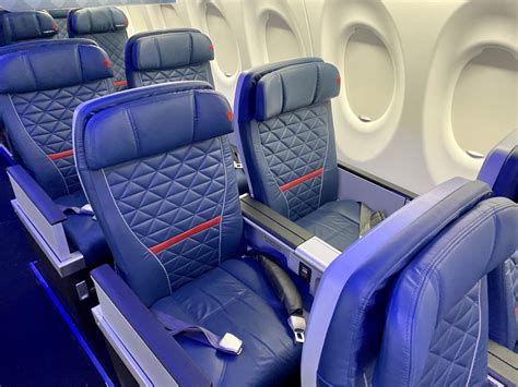 What is comfort plus on delta. Delta One consisted of four rows of lie-flat seats in a 2-2 configuration. The seats were comparable (and nearly identical) to the business-class product offered on transcontinental routes on other legacy carriers, like United's 757-200s and American's A321Ts. The Comfort+ and main-cabin seats were in a 3-3 layout, with 44 and 108 seats ... 