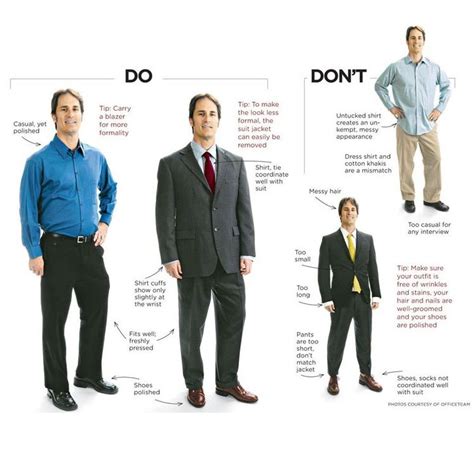 For Women: Business separates, rather than a full suit – a skirt worn with a cardigan or jacket, for example. Colored shirts and blouses, rather than mandatory collared button-downs. Choose solid colors, or muted patterns like stripes or checks, and avoid low-cut shirts or bright patterns. Slacks and khakis.. 