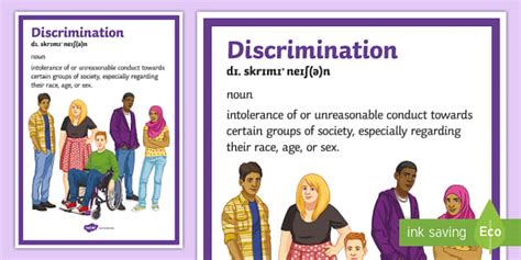 Victims of discrimination do not enjoy equality and social justice. They are less likely to receive fair treatment in the courts, and have less security, education, and healthcare than others.