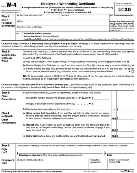 What is full exemption from federal tax withholding. Page Last Reviewed or Updated: 03-Jul-2023. Information about Form W-4, Employee's Withholding Certificate, including recent updates, related forms and instructions on how to file. Form W-4 is completed by employees and given to their employer so their employer can withhold the correct federal income tax from the employee's pay. 
