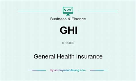 What is ghi insurance. EmblemHealth (GHI) - GHI Alliance 365 Day Hospital - Only ... This also can occur when you are involved in a motor vehicle accident and have medical insurance and ... 