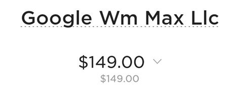 What is google wm max llc. On Sept 15. 2020, not to long after receiving an email regarding a class action lawsuit against Google+ for activity between 2012 to 2019, I was charged $119.62 from GOOGLE*ADS16534 Mountain View CAUS. Totally fraudulent charge. I filed a claim to Google. 