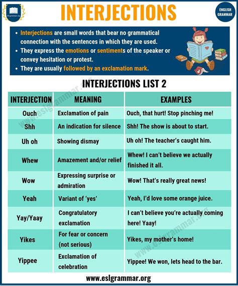 What is interjection in english grammar