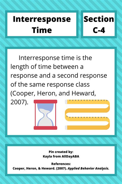 •Response latency and interresponse time •Precise recording of duration between events of interest. Cooper, Heron, and Heward ... Applied Behavior Analysis,Second ... . 