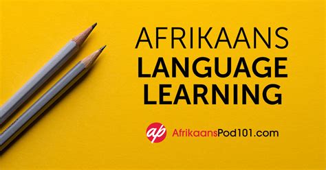 What is learn in afrikaans