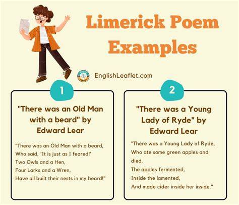 What is limerick poetry.  The limerick is often comical, nonsensical, and sometimes ...