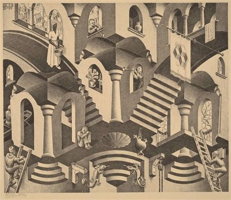 What is m.c. escher famous for