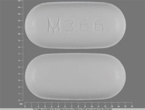 Color: white Shape: oval Imprint: M366 . This medicine is a white, oblong, scored, tablet imprinted with "M365".. 